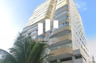 Apartamento 2 dormitórios com sacada e 2 vagas na tupi em praia grande sp.