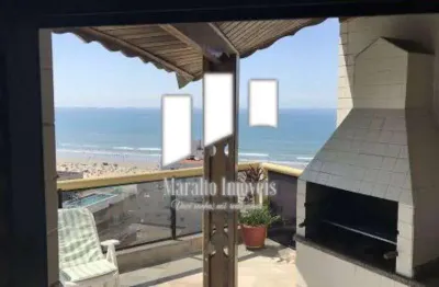 Maravilhosa cobertura com piscina e churrasqueira e praia grande sp.