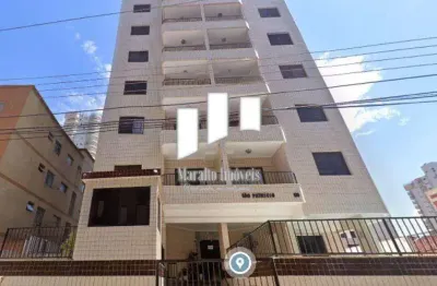 Linda cobertura com vista lateral para o mar na tupi em praia grande sp.