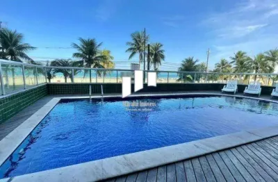 Apartamento com 3 suítes, 3 vagas de garagem em vista espetacular para o mar no canto do forte em.