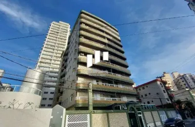 Apartamento de 1 dormitório com elevador na guilhermina em praia grande sp.