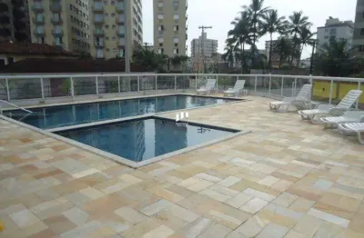 Apartamento no centro do caiçara de 1 dormitório em praia grande sp.