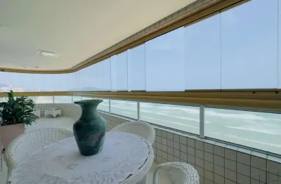 Apartamento com 3 suítes e vista panorâmica para o mar em praia grande sp.