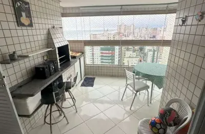 Apartamento com 2 suítes e vista para o mar em praia grande sp