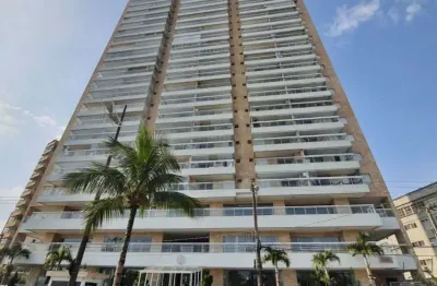Apartamento em frente a praia com vista total e definitiva na guilhermina em praia grande.