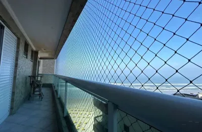Apartamento mobiliado de frente para o mar em praia grande sp