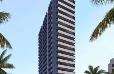 Apartamento em frente a praia à venda em praia grande-sp, no bairro flórida: 1 quarto, 1 suíte, 1 sala, 2 banheiros, 1 vaga, 65,53m².