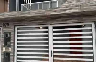 Casa com 2 quartos à venda na rua tavares bastos, 279, ribeirópolis, praia grande por r$ 269.000