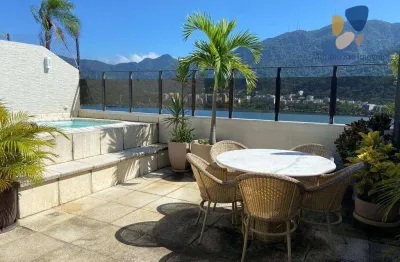 Cobertura com 4 dormitórios à venda, 280 m² por r$ 8.400.000,00 - lagoa - rio de janeiro/rj