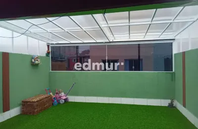 Cobertura com 2 quartos à venda na vila camilópolis, santo andré  por r$ 380.000