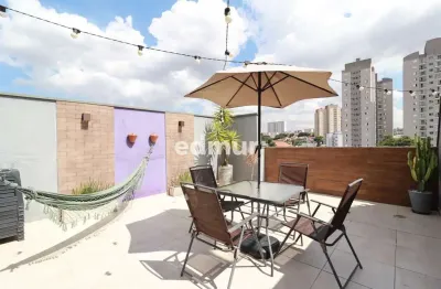 Cobertura com 2 quartos à venda no parque novo oratório, santo andré  por r$ 540.000