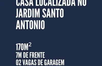 Casa com 3 quartos à venda no jardim santo antônio, santo andré  por r$ 600.000