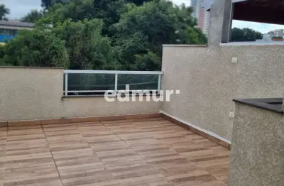 Cobertura com 2 quartos para alugar no jardim bela vista, santo andré  por r$ 3.500