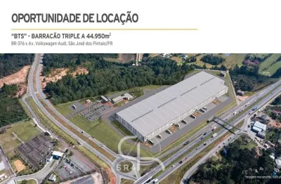 Barracão / Galpão / Depósito para alugar na Avenida Volkswagen Audi, 01, Zona Rural, Curitiba