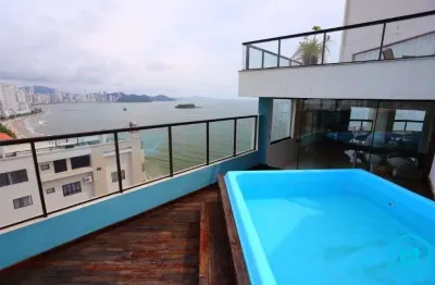 Cobertura de alto padrão com 5 suítes frente mar – 623m² | venda ou locação