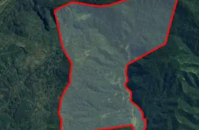 Area rural para reserva ambiental e reflorestamento