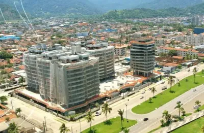 Resort em caraguatatuba, empreendimento unico, frente mar, a 3 minutos do centro da cidade