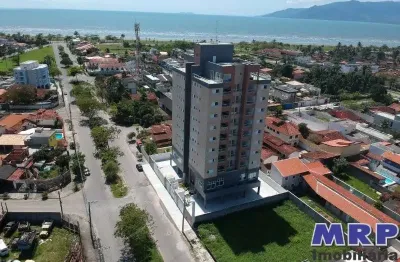 Apartamento em caraguatatuba com vista mar. 2 dormitórios. com varanda gourmet.