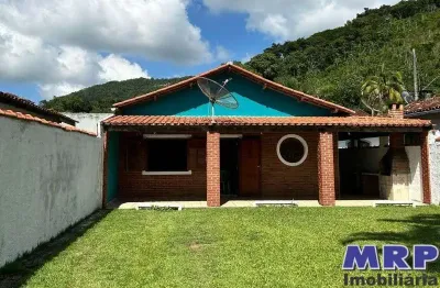 Casa com 3 dormitórios á venda em ubatuba. bairro sertão da quina. casa com quintal.