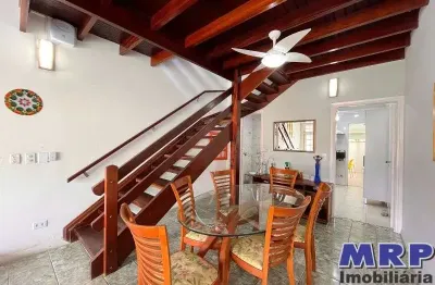 Tríplex à venda em ubatuba. com 3 dormitórios. saco da ribeira em ubatuba. com área de lazer.
