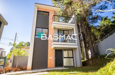 Casa em condomínio fechado com 3 quartos à venda na estrada guilherme weigert, 424, santa cândida, curitiba, 134 m2 por r$ 829.000