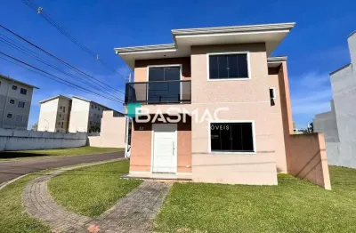 Casa em condomínio fechado com 3 quartos à venda na rua ângelo tozim, 230, campo de santana, curitiba, 106 m2 por r$ 499.000