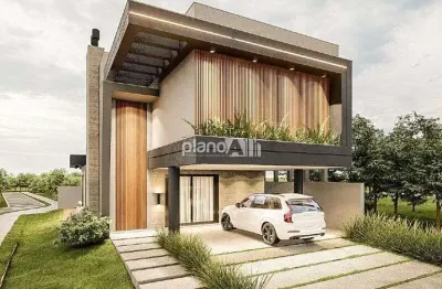 Casa em condomínio terras alpha à venda, com 198,33m², 3 quartos 3 suítes - terras alpha - gravataí / rs por r$ 1.640.000,00