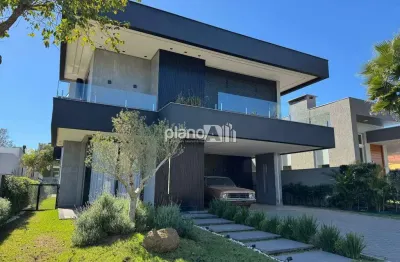 Casa em condomínio alphaville gravataí à venda, com 294m², 3 quartos 3 suítes - são vicente - gravataí / rs por r$ 3.790.000,00