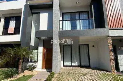 Casa em condomínio residencial primavera à venda, com 118,26m², 3 quartos 1 suíte - jansen - gravataí / rs por r$ 760.000,00