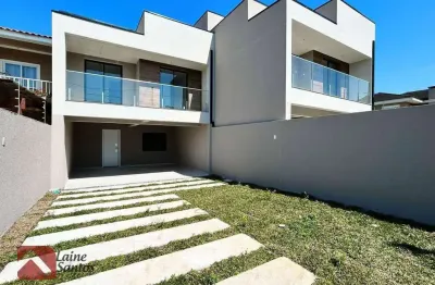 Sobrado com 3 dormitórios à venda, 151 m² por r$ 790.000,00 - vila bancaria - campo largo/pr