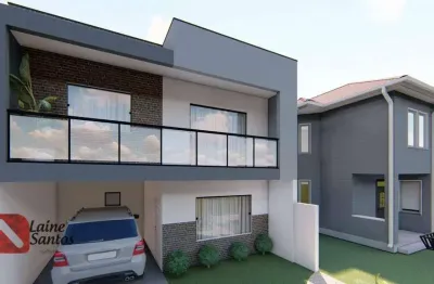 Sobrado com 3 dormitórios à venda, 125 m² por r$ 620.000,00 - itaqui - campo largo/pr