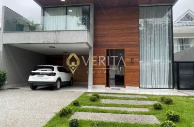 Casa contemporânea com 4 suítes independentes - rio mar