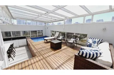 Cobertura com 4 quartos à venda na rua charles spencer chaplin, 321, vila andrade, são paulo, 244 m2 por r$ 1.250.000