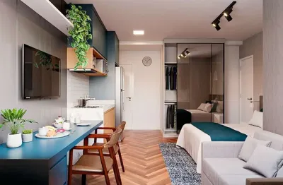 Apartamento com 1 quarto à venda na rua brigadeiro galvão, 1090, barra funda, são paulo, 25 m2 por r$ 260.000