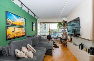 Apartamento com 1 quarto à venda na rua barão do triunfo, 111, brooklin paulista, são paulo, 46 m2 por r$ 698.000