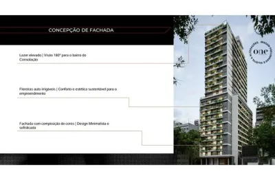 Apartamento com 1 quarto à venda na Rua Antônio Carlos, 319, Consolação, São Paulo, 38 m2 por R$ 537.000