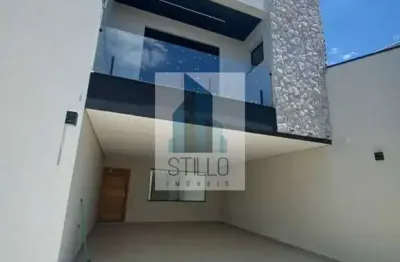 Sobrado novo à venda 3 dormitórios, sendo 3 suítes. terreno: 6x27,70.