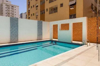 Apartamento com 2 dormitórios à venda, 115 m² por r$ 1.380.000,00 - embaré - santos/sp