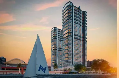 Apartamento com 4 dormitórios à venda, 502 m² por r$ 10.452.600,00 - ponta da praia - santos/sp