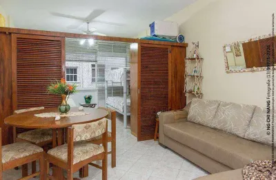 Kitnet com 1 dormitório à venda, 35 m² por r$ 380.000,00 - boqueirão - santos/sp
