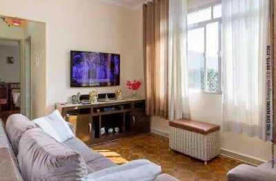 Apartamento com 2 dormitórios à venda, 63 m² por r$ 360.000,00 - marapé - santos/sp