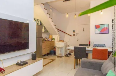 Loft com 2 quartos à venda no Gonzaga, Santos 