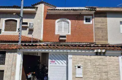 Casa tipo sobrado com 2 dormitórios,2 banheiros, 2 vagas de garagem  à venda, 88 m² por r$ 900.000 - aparecida - santos/sp