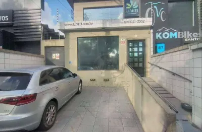 Casa comercial com 10 salas para alugar na Vila Mathias, Santos 