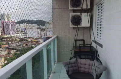 Apartamento com 1 quarto à venda na Vila Mathias, Santos 
