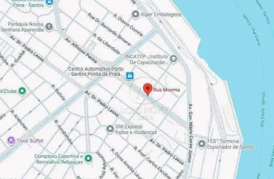 Terreno à venda, 720 m² por r$ 2.200.000,00 - ponta da praia - santos/sp