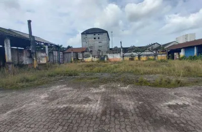 Terreno para alugar, 4000 m² por r$ 65.000,02/mês - macuco - santos/sp