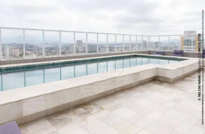 Apartamento com 1 dormitório, 60 m² - venda por r$ 1.170.000,00 ou aluguel por r$ 7.119,59/mês - boqueirão - santos/sp