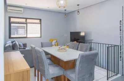 Casa em condomínio fechado com 2 quartos à venda no Embaré, Santos 