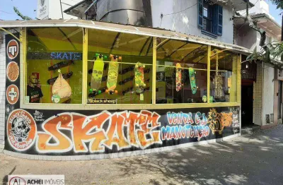 Ponto, loja de skate,  à venda, 60 m² por r$ 100.000 - embaré - santos/sp